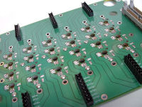 Contactor for high current testing of LEDs